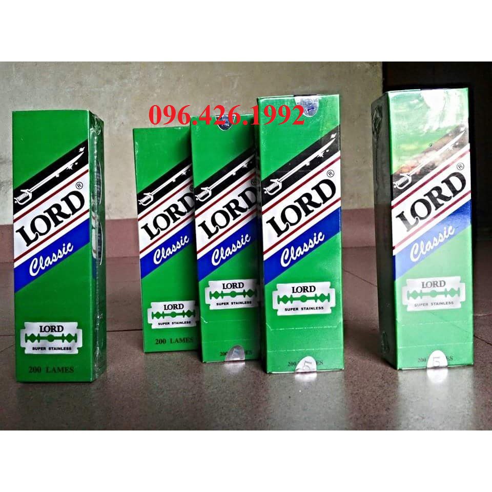 Dao cạo râu Lord hộp 200 lưỡi