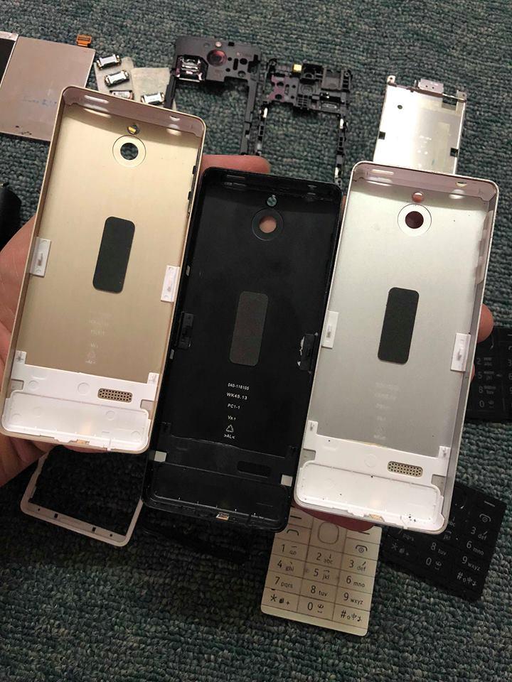 Vỏ Nokia 515 Màu Vàng, Đen, Trắng
