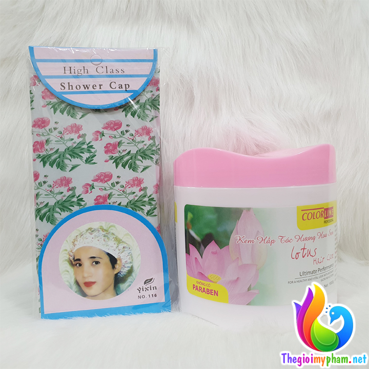 [MẪU MỚI] Ủ Tóc Hoa Sen LOTUS 1000ml - Tặng 1 Mũ Trùm Tóc