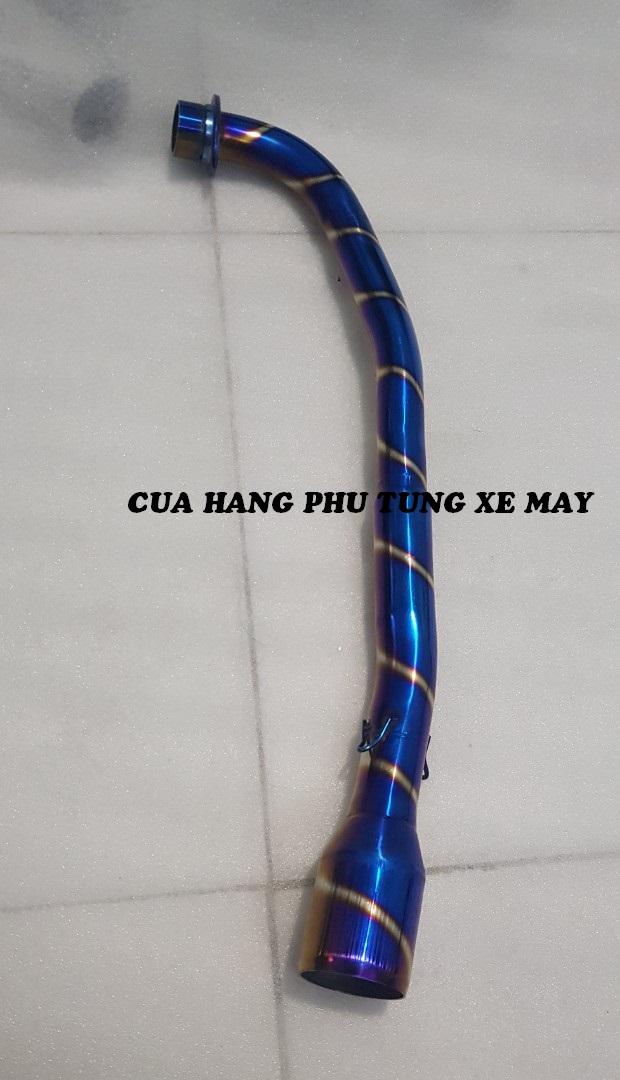 Cổ Pô titan cho xe Dream Wave Sirius Cup gắn lon pô độ họng 51mm