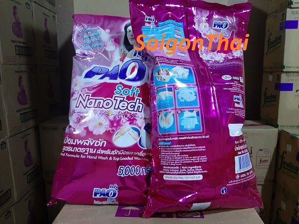 (STT) Bột giặt PAO 5 kg Thái Lan - Hồng