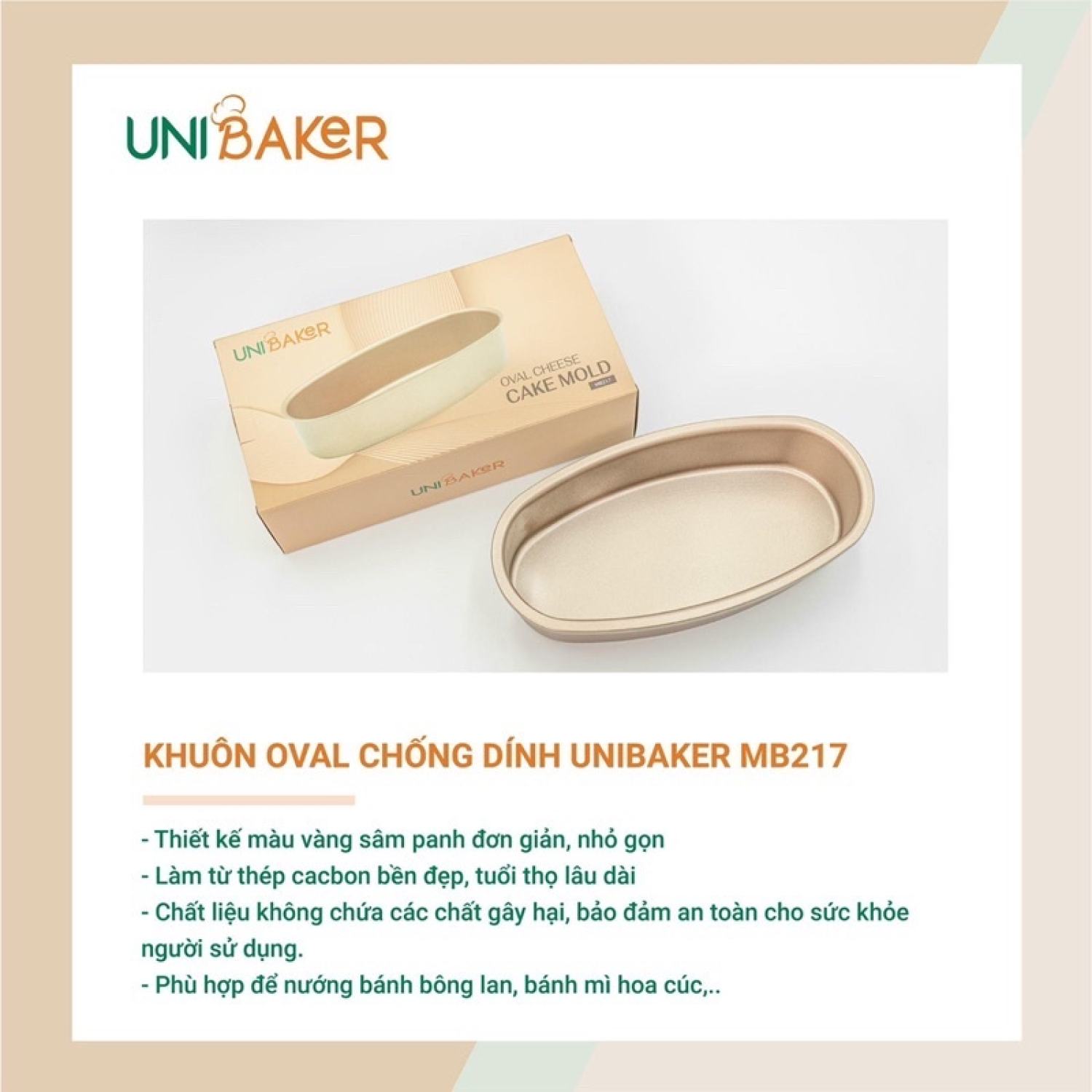 Khuôn Ovan Unibaker