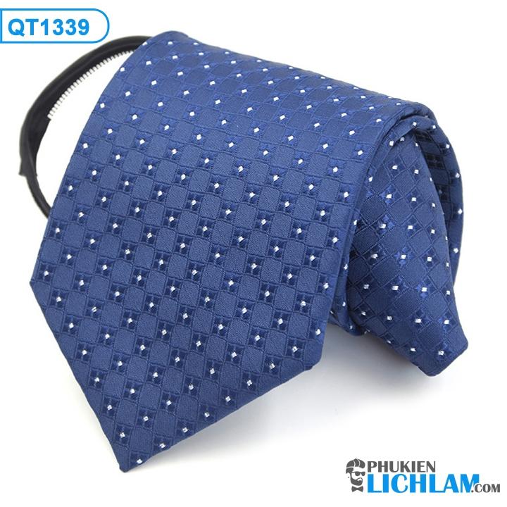 [HCM]Cà vạt nam thắt sẵn bản lớn chất liệu lụa cao cấp