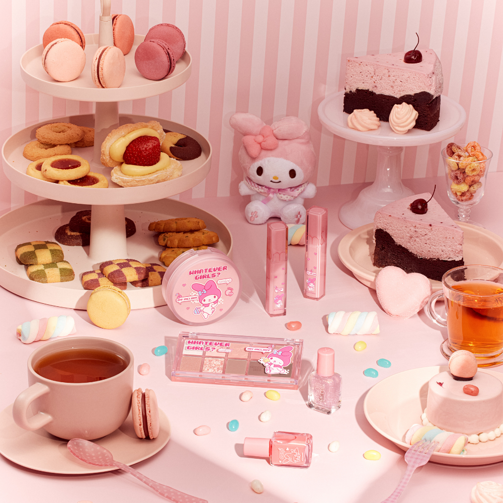 [Rom&nd X SANRIO] Son tint bóng KUROMI GLASTING WATER GLOSS