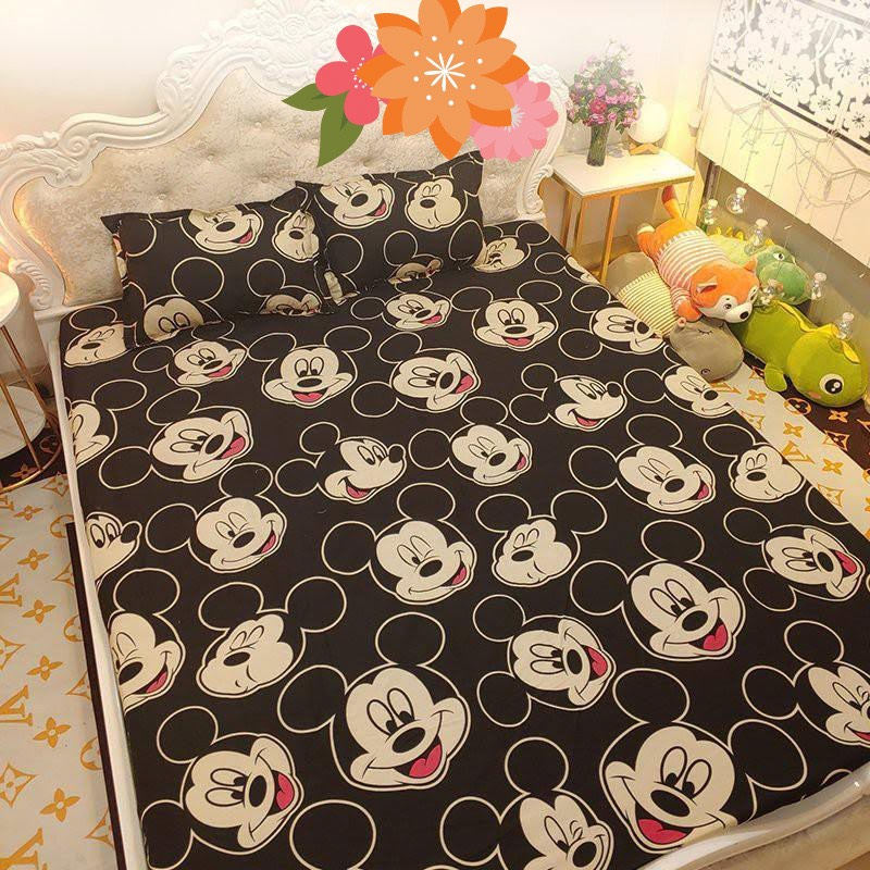 Bộ ga gối 3 món poly cotton hàng loại 1