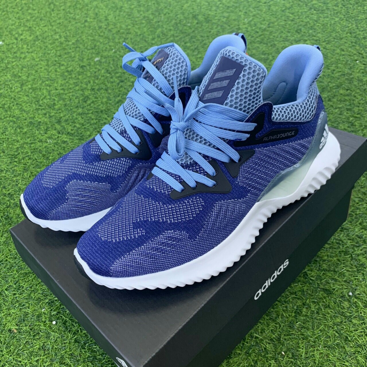 [HCM]Giày Alphabounce Beyond xanh bản đẹp Fullbox - Ann Shoes