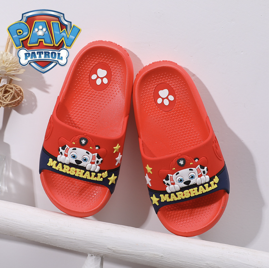 Dép quai ngang dép lê cho bé trai hình chú chó cứu hộ PAW PATROL chống trơn trượt độ bám cực tốt chất liệu mềm mịn