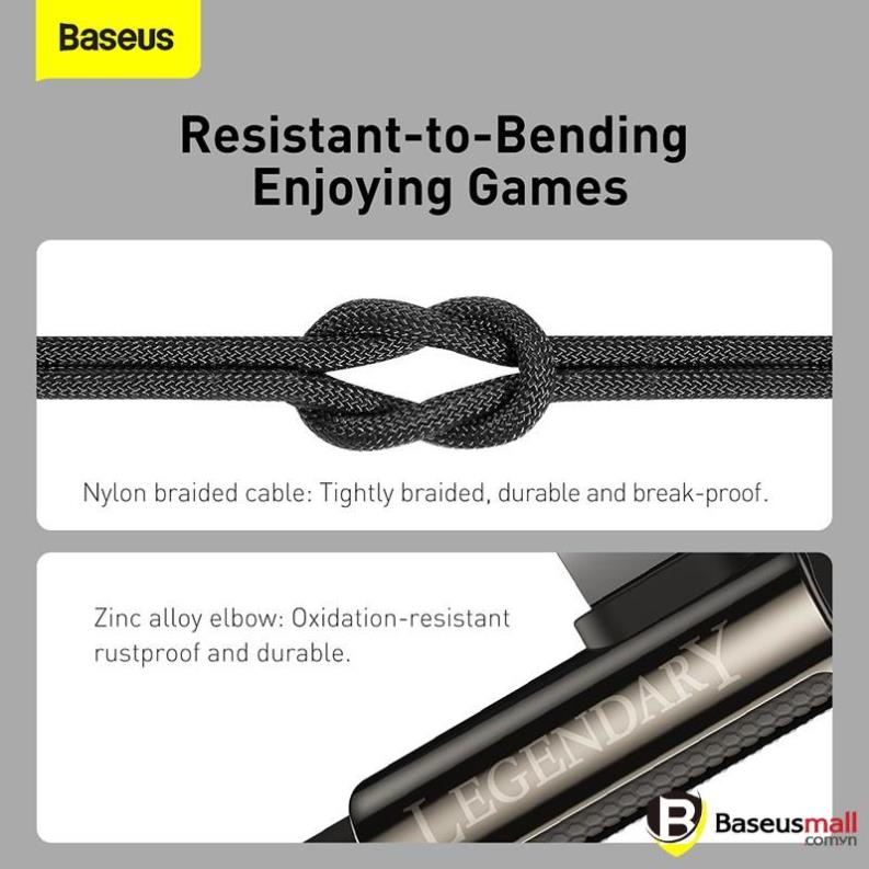 Baseus -BaseusMall VN Cáp sạc Type C to Lightning Baseus Legend Series Elbow Fast Charging Data Cable