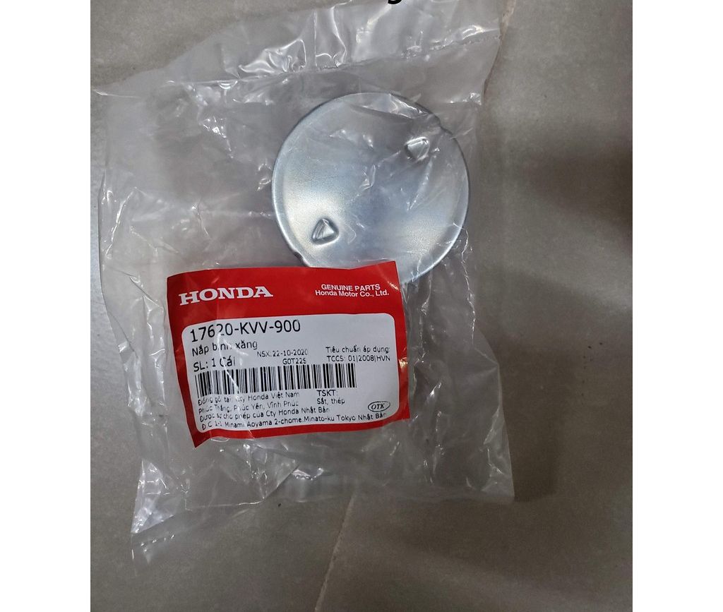 Nắp bình xăng / thùng xăng Wave, Super Dream, Chính hiệu Honda Motor VN