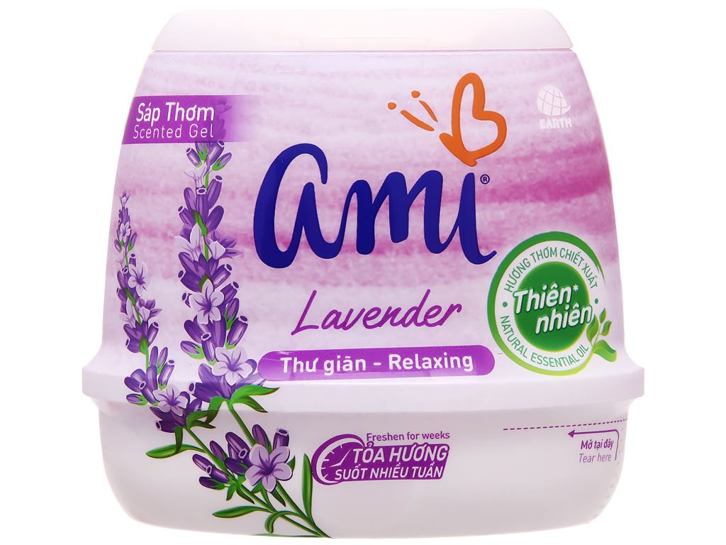 Ami Scented Gel Laundry Freshener 200g - Sweet Lily/Lavender/Naturing Gel