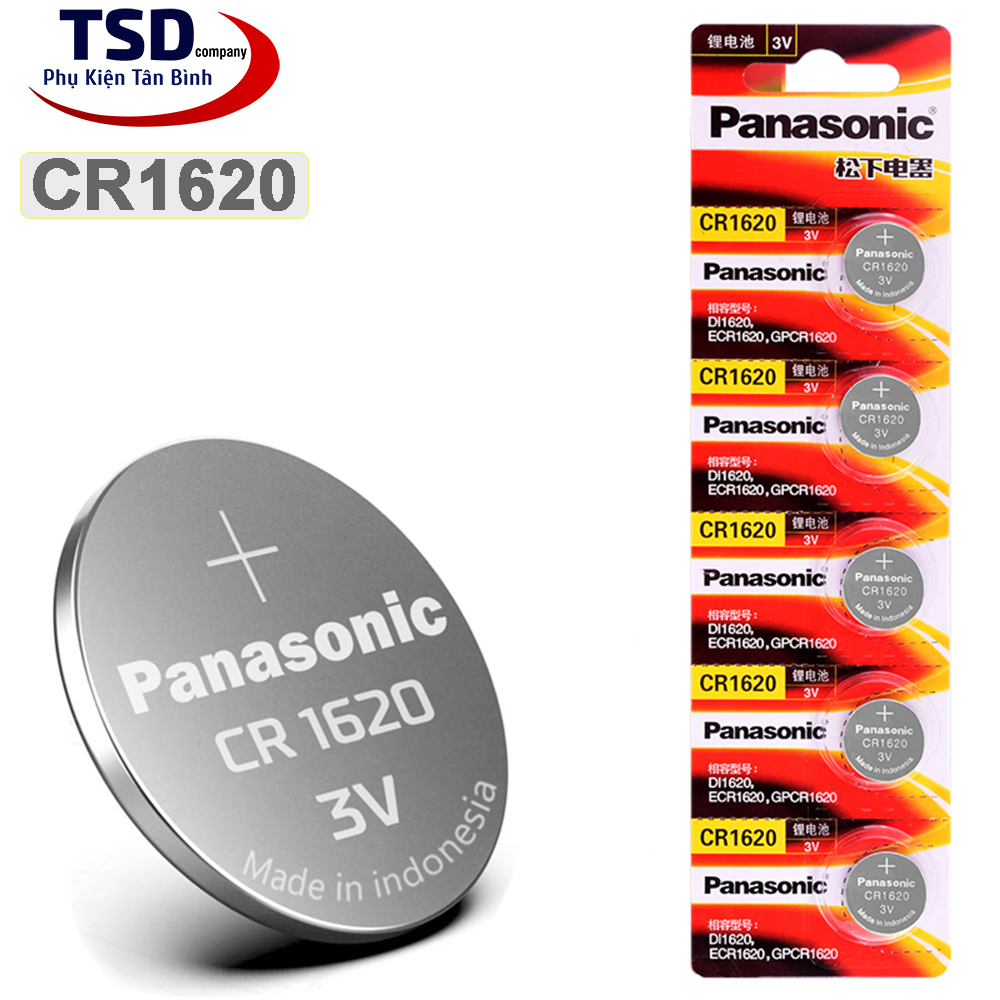 Genuine Panasonic CR1620 Lithium 3V Cmos Battery