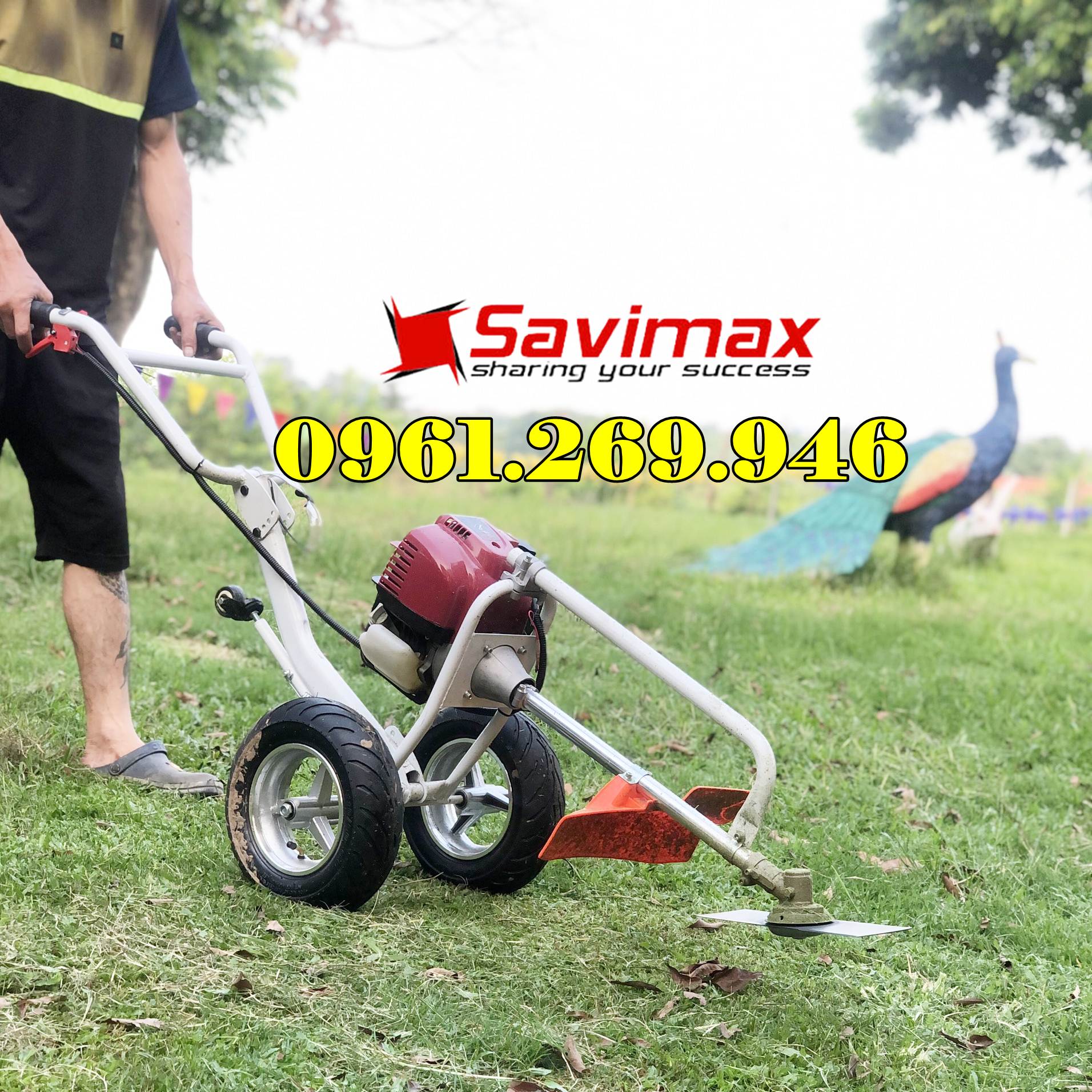 Máy cắt cỏ đẩy tay động cơ GX35