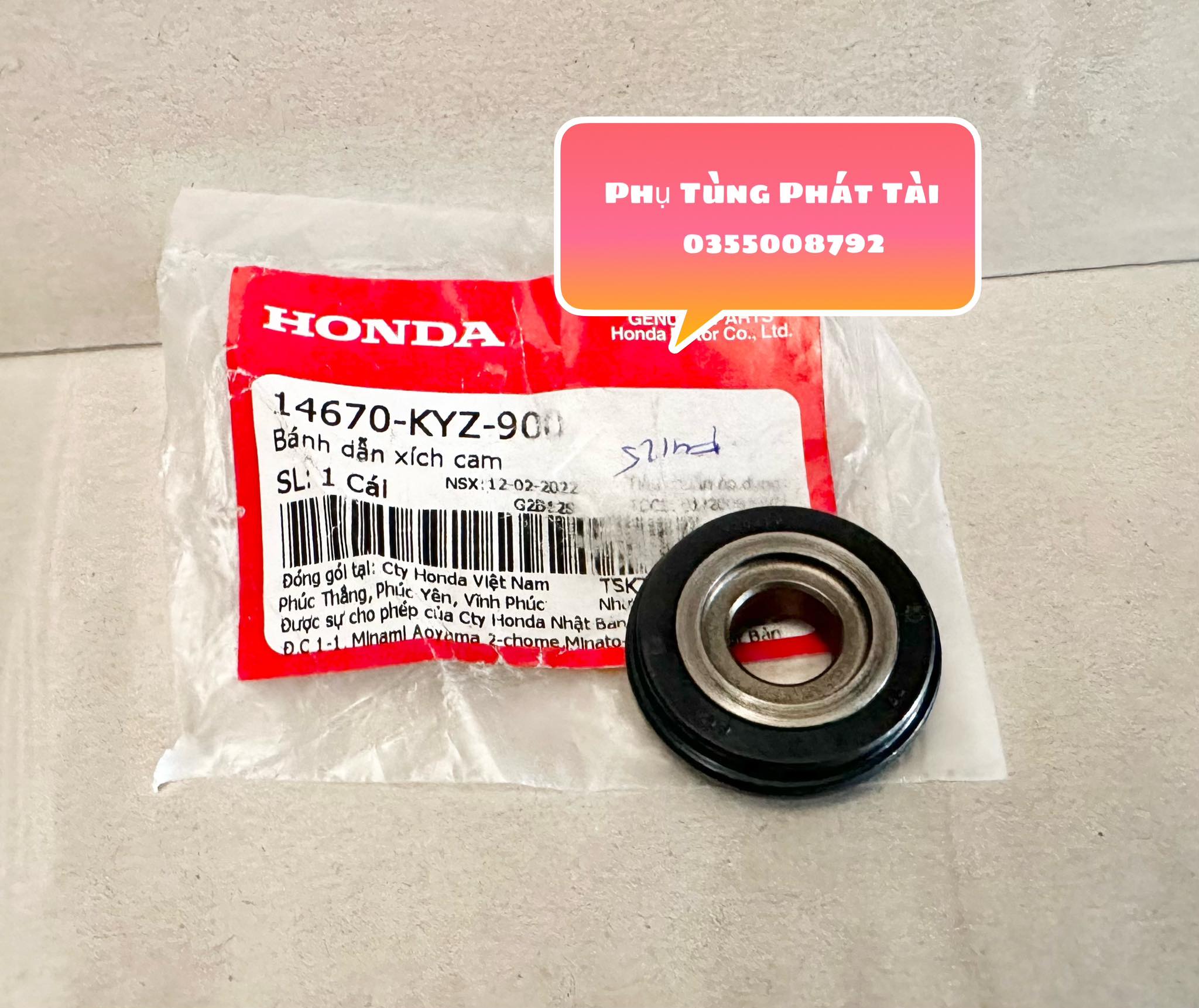 Bánh đỡ sên cam future 125 - future led chính hãng honda