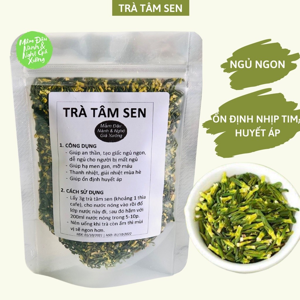 [Giá hủy diệt] 50G Tâm sen khô ( tim sen khô )