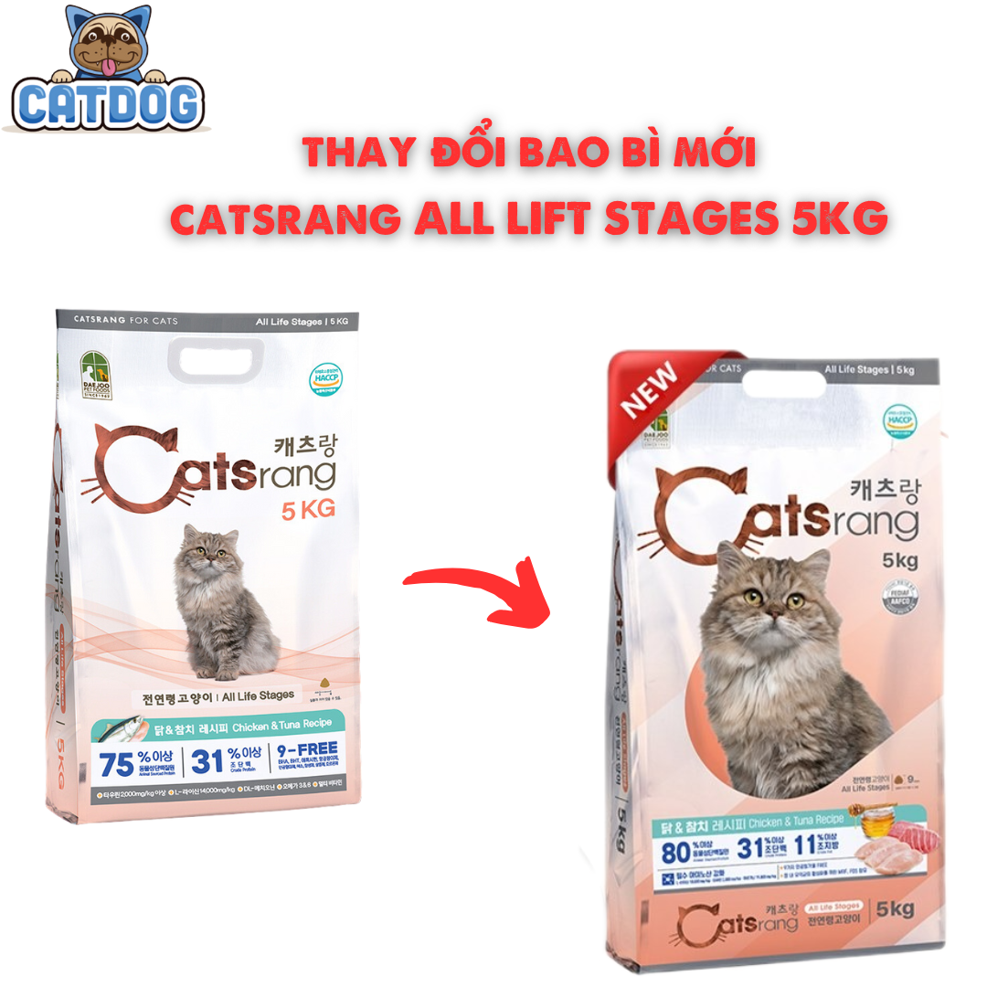 Catsrang dry cat food 5kg