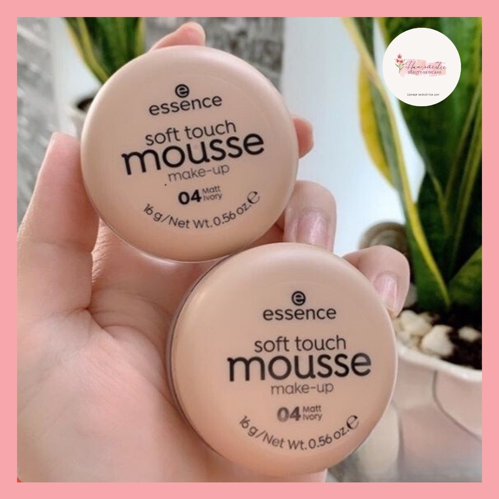 Phấn tươi Đức Essence Soft Touch Mousse màu 02 04 mỏng mịn giữ ẩm cho da