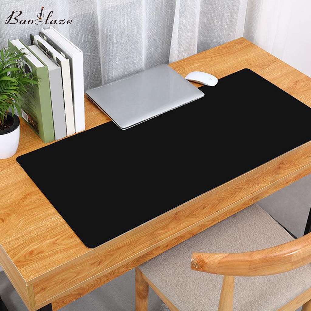 Baoblaze Double Side Office Desk Pad, Waterproof PU Leather Mouse Pad, Dual Use Pad