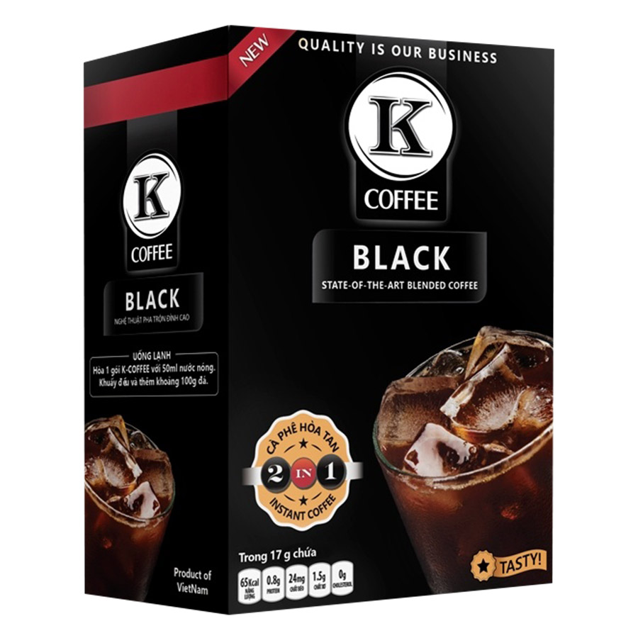 K COFFEE BLACK 2IN1 255G