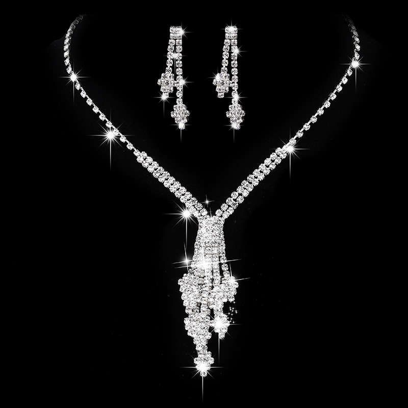 BỘ TRANG SỨC NỮ HOÀNG TUYẾT KIM CƯƠNG ZIRCON SANG TRỌNG QUÍ PHÁI BTSBAMBOO1