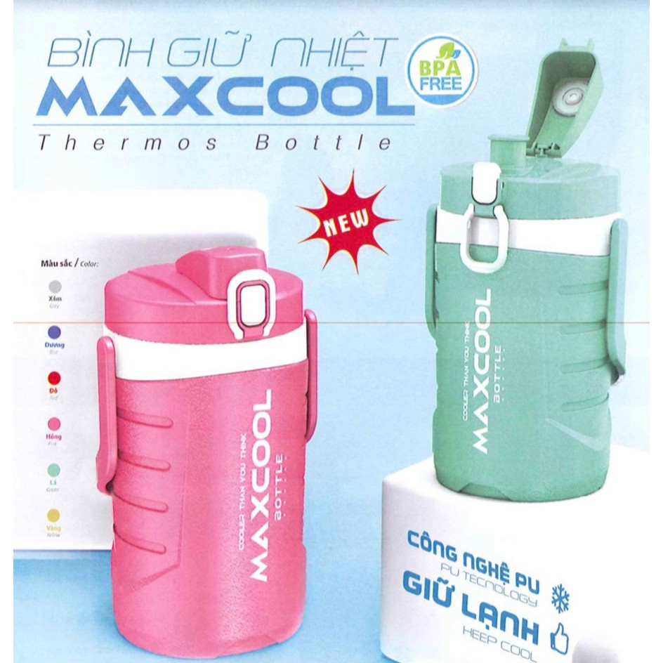 [HCM]bình giữ nhiệt maxcool 1.5L