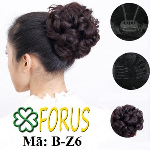 Tóc giả búi tròn co dãn B11 😍FREESHIP😍 búi tóc giả kẹp ôm co dãn, búi tóc thời trang, tóc giả nữ thời trang