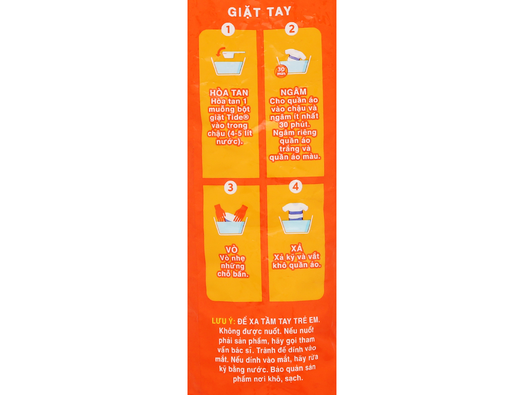 Bột giặt Tide trắng đột phá 2.25kg