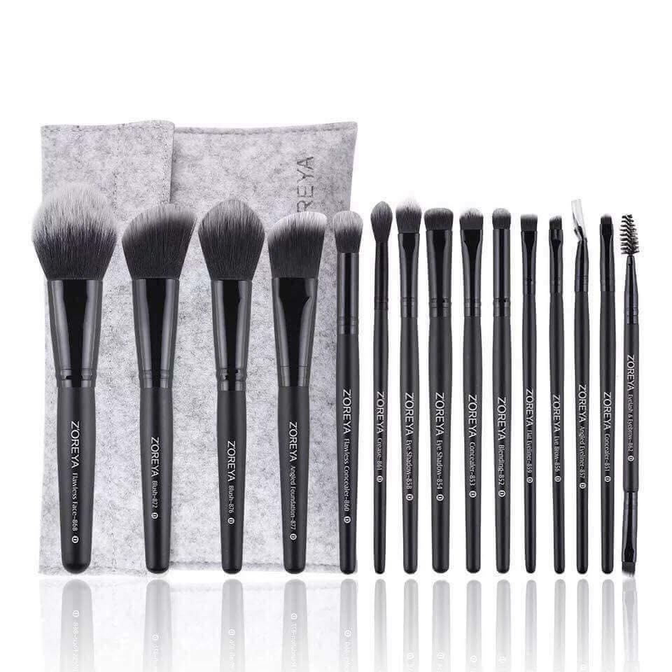 Bộ Cọ Trang điểm Cá Nhân Zoreya 15 Cây Có Bao đựng đi Kèm Giá Quá Ưu Đãi Bộ Cọ Trang điểm Cá Nhân Zoreya 15 Cây Có Bao đựng đi Kèm Giá Quá Ưu Đãi