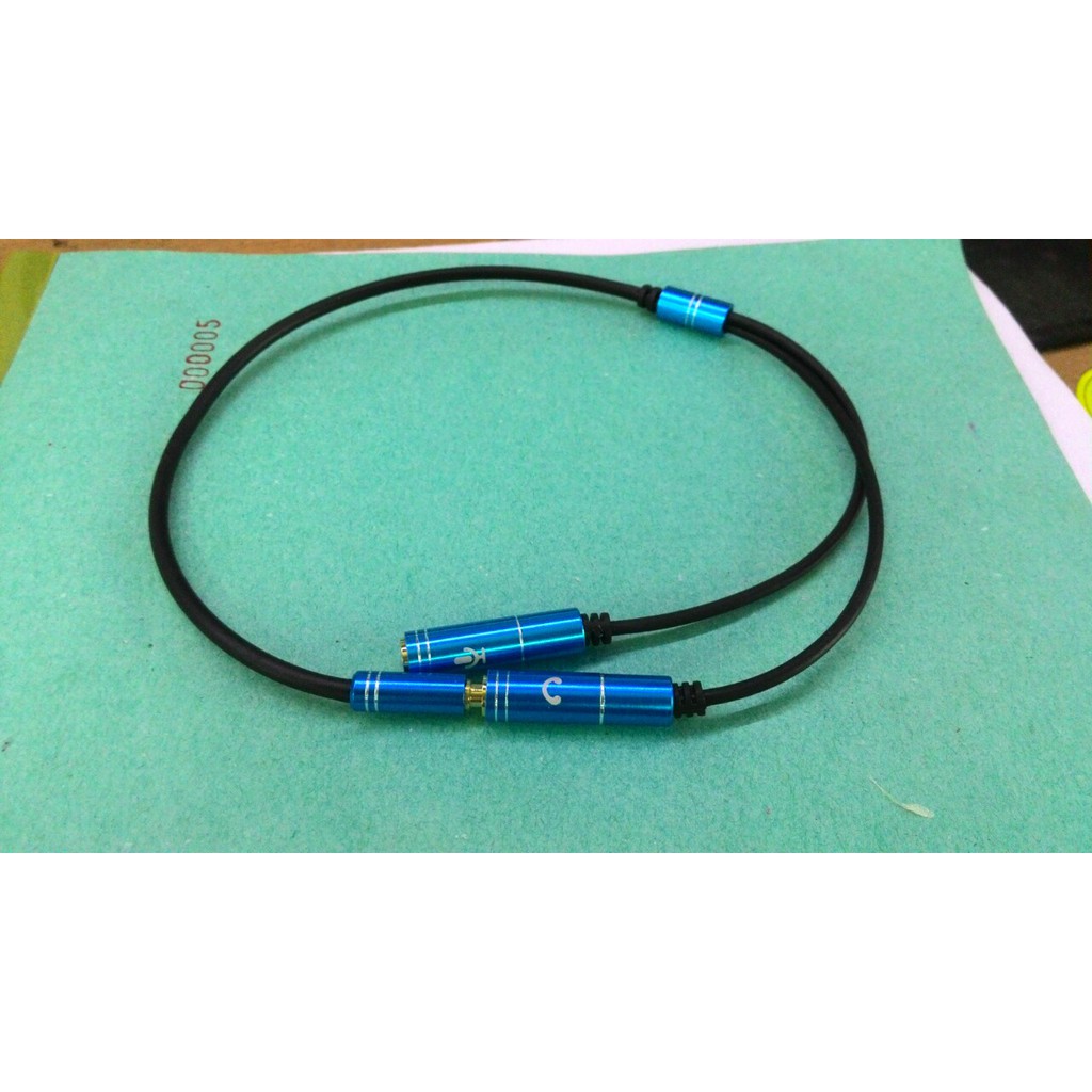 [Mã ELHACE giảm 4% đơn 300K] Jack Chia 3.5 1 ra 2 thành Micro Và Loa (Loại Đẹp Dài 35 Cm)