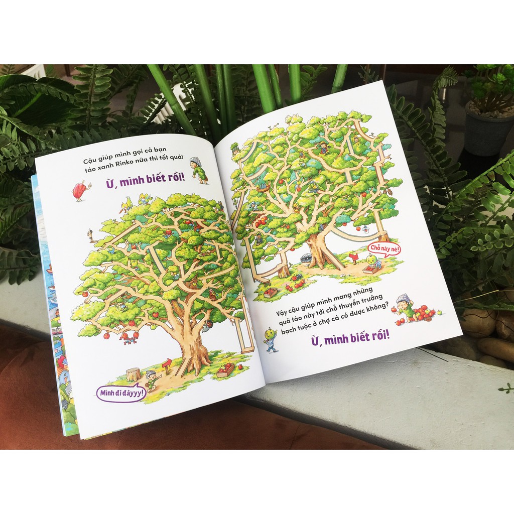 Sách Ehon Nhật Bản - Cậu bé thích giúp đỡ người khác