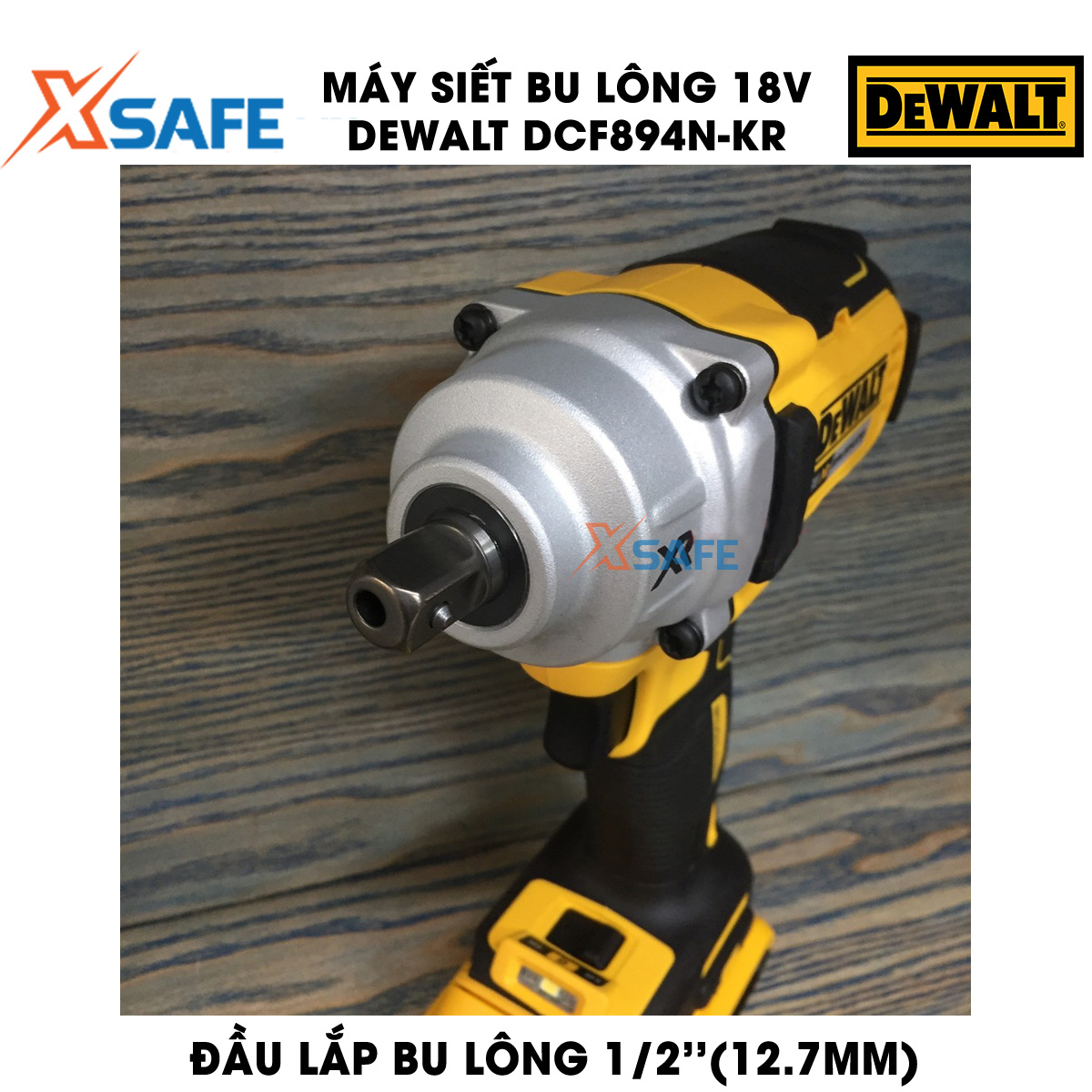 Machine fasten bolts 18v DeWalt dcf894n-kr machine fasten bolts handheld force strangle maximum 447nm, no-load speed 0-2000 rpm/min, 3 years-[genuine] [xsafe]