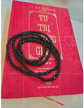 Vòng tay gỗ Tử Đàn 216 hạt (có tua rua bánh xe Pháp Luân)