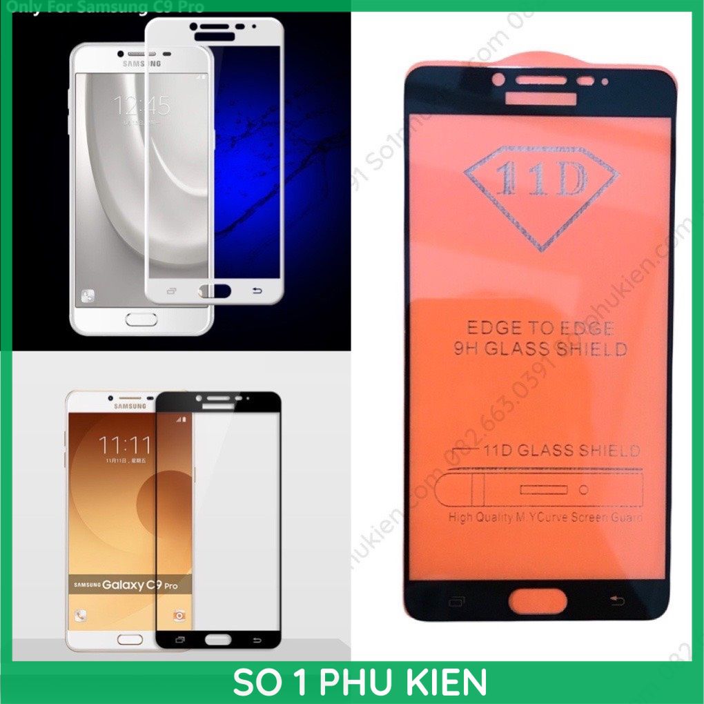 Kính cường lực samsung C9 / C9 pro full màn