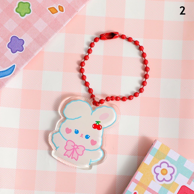 [MK09] Móc khóa acrylic keychain gấᴜ thỏ đáng yêu