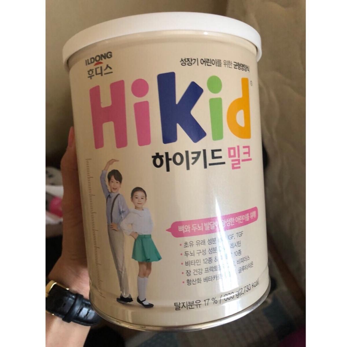 Sữa Hikid Hàn Quốc tăng Chiều cao, Cân nặng