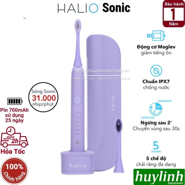 Bàn chải điện Halio Sonic Whitening Toothbrush PRO - Periwinkle