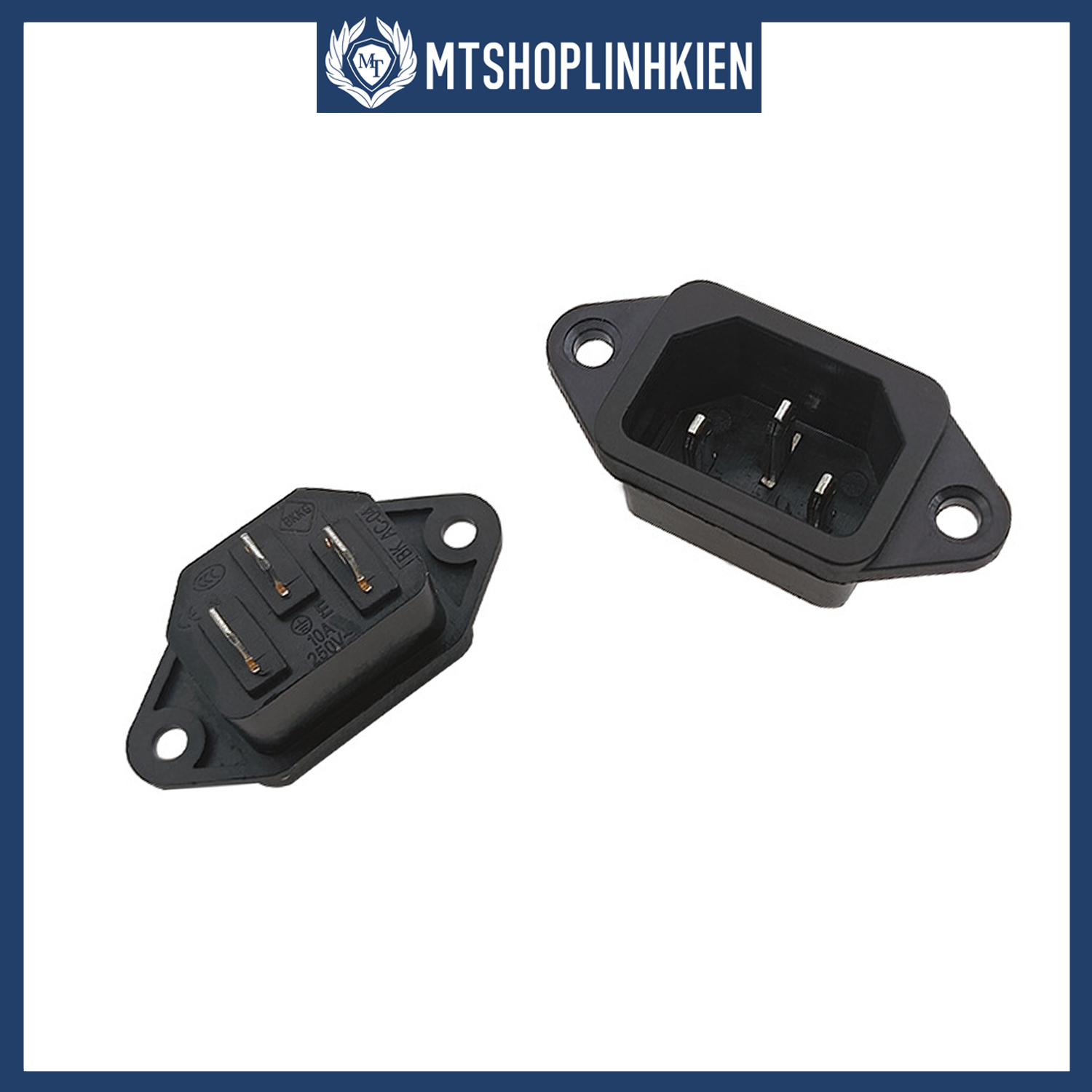 Jack nguồn AC 3 chân ổ cắm nồi cơm điện