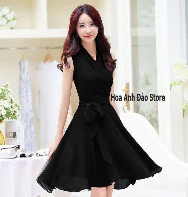 [HCM]Đầm Xòe Xếp Ly Cột Eo Thời Trang PT Shop