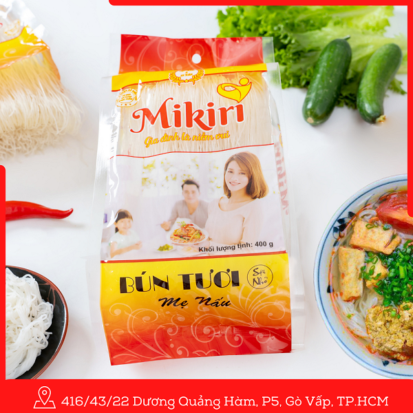 Bún gạo khô Mikiri sợi nhỏ ( 6 gói)