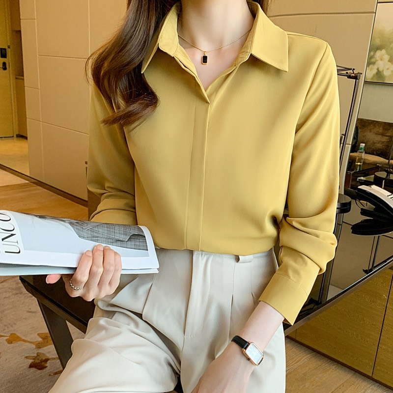 Áo Sơ Mi Nữ Công Sở Dài Tay Thời Trang Cực Chất PONIVA