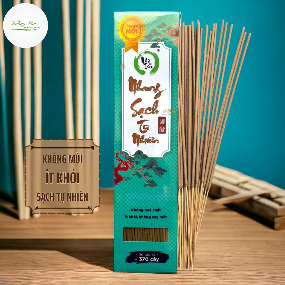 Nhang sạch Tự Nhiên không mùi Nhã Tâm - Hộp 350 gram