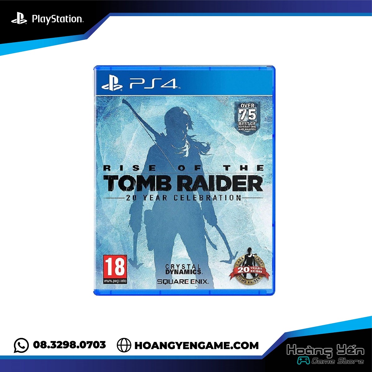 Đĩa game Rise Of Tomb Raider PS4
