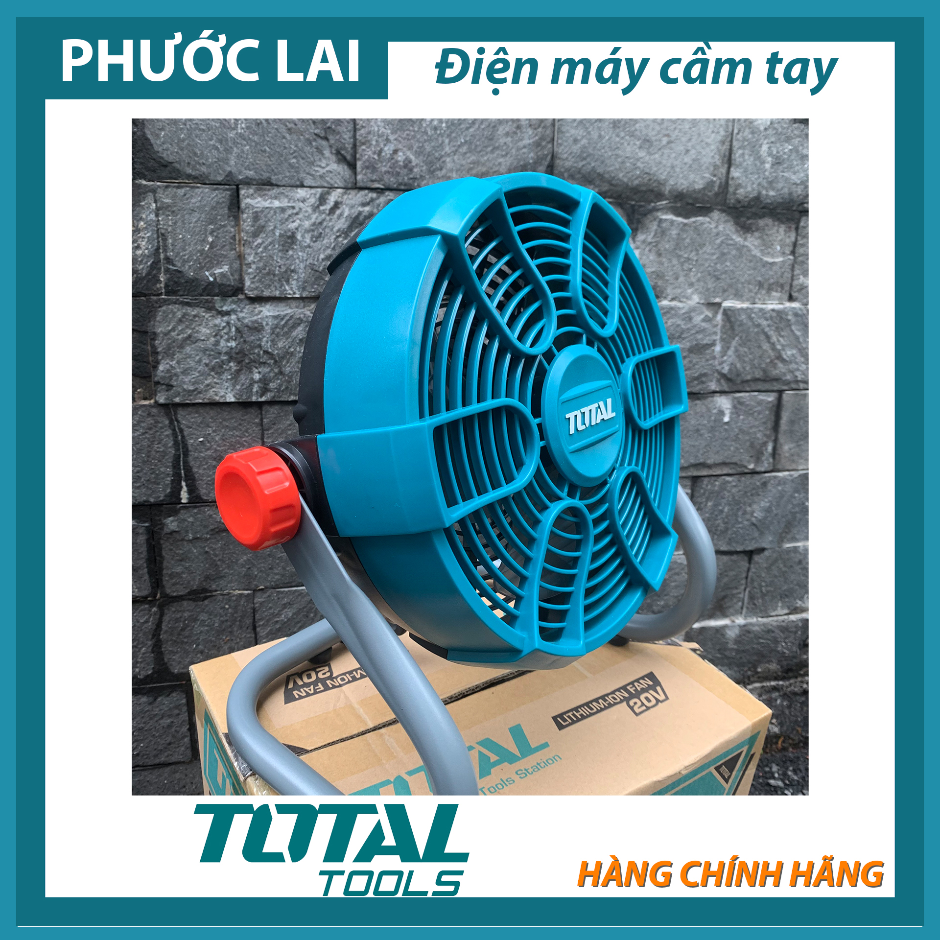 Quạt máy dùng pin Lithium 20V TOTAL TFALI2002