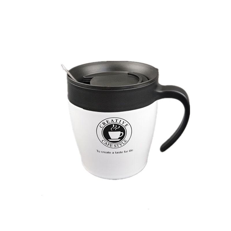 [HCM][TẶNG KÈM MUỖNG INOX - ĐƯỢC CHỌN MÀU] Cốc pha Cà phê inox 304  cao cấp Creative 330ml
