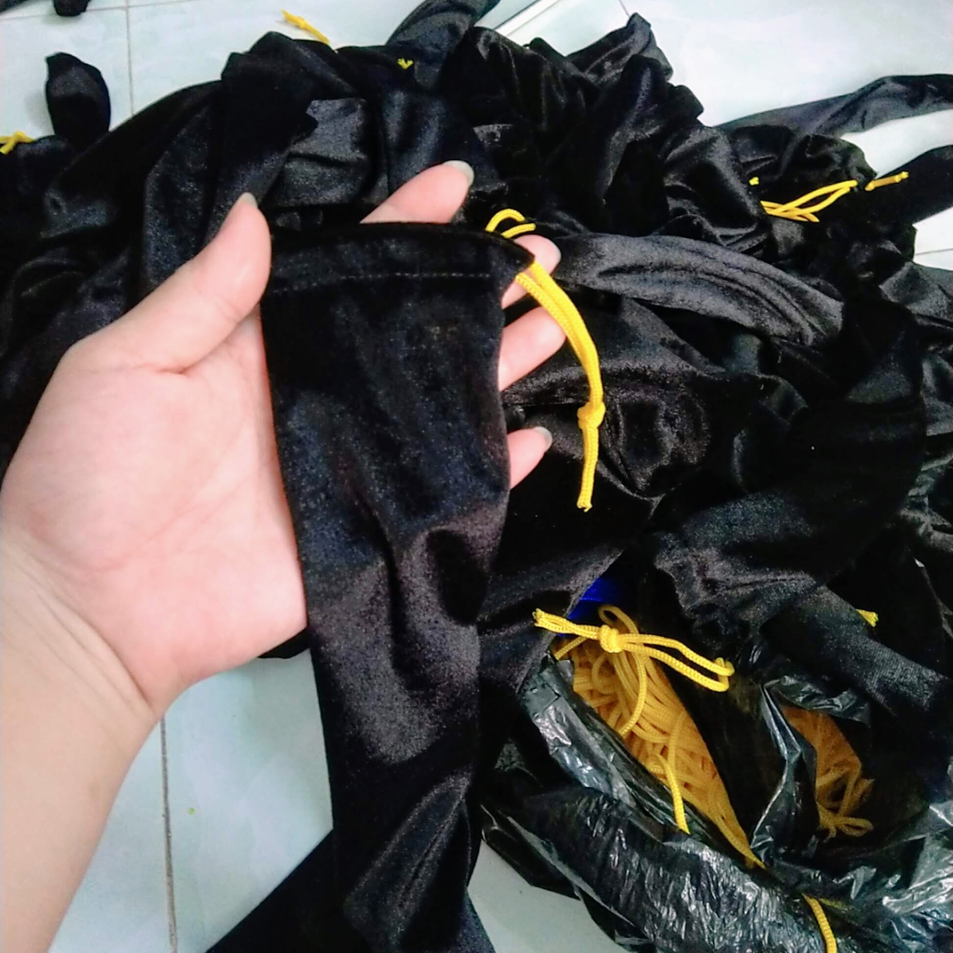 [HCM]Túi nhung đựng Tiêu SÁO dài 90 cm