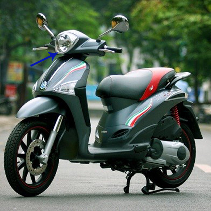 BỘ đèn pha xe máy Liberty kèm bóng
