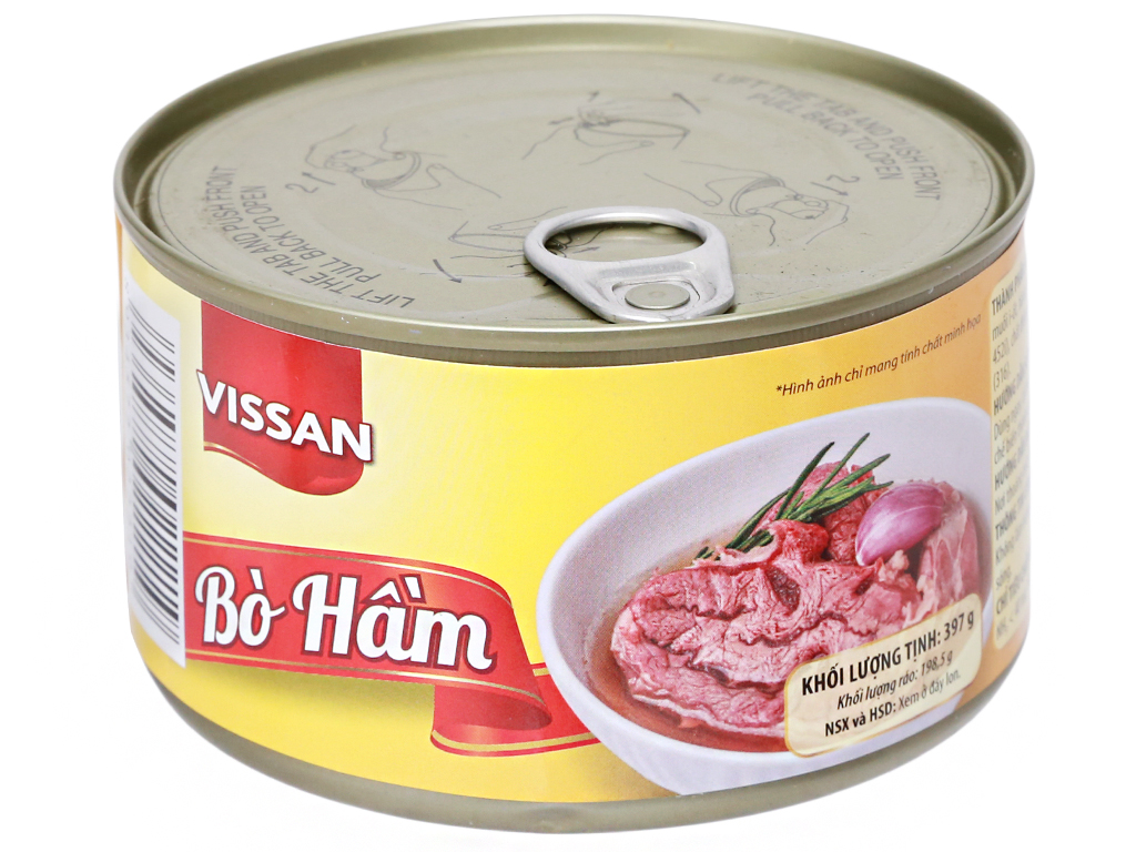 Bò hầm Vissan hộp 397g