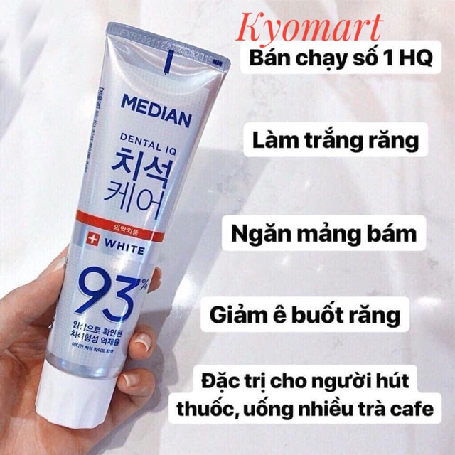 Kem đánh răng MEDIAN Dental IQ 93% 120g
