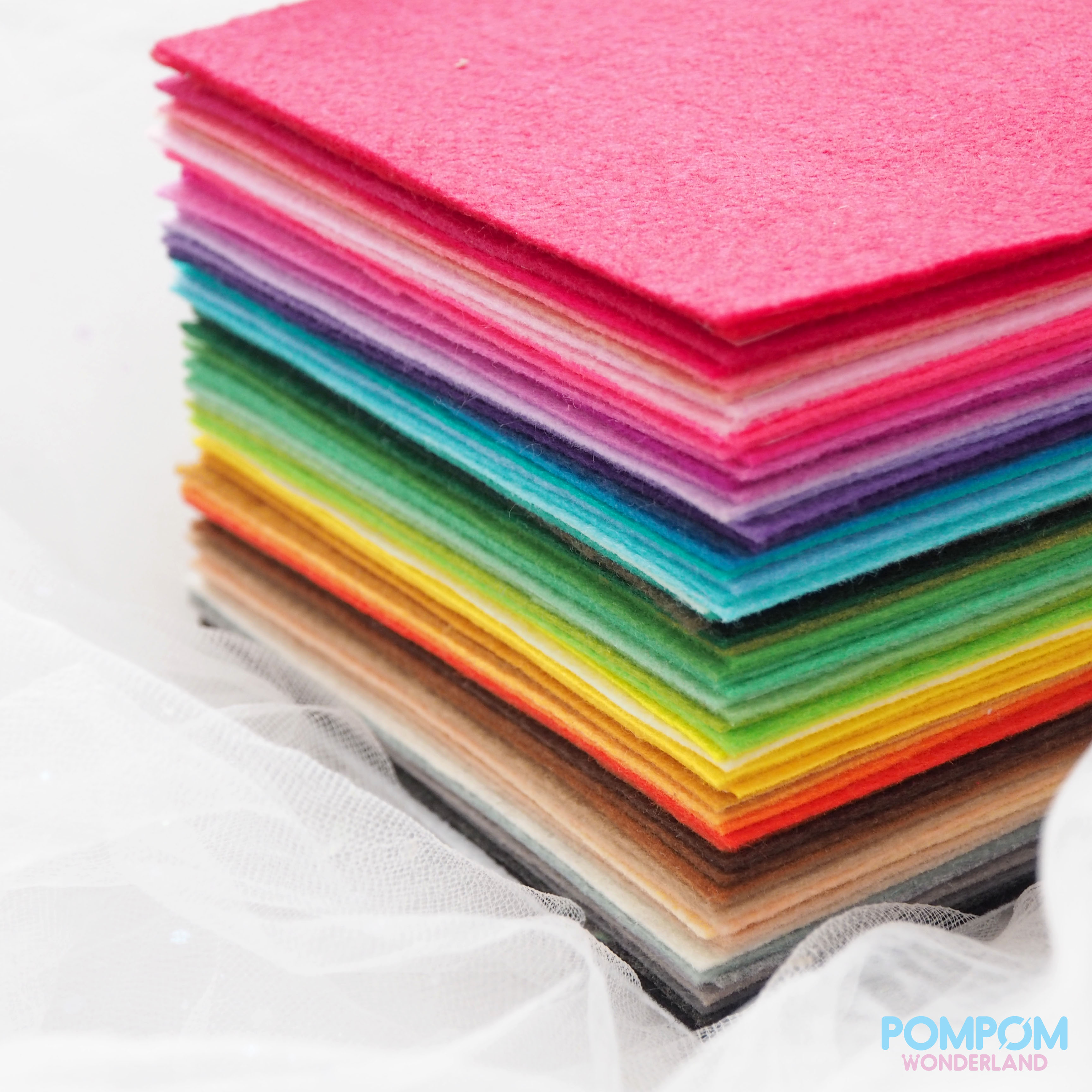 Craft Felt Sheets 30x30cm (72 Colors to Choose)