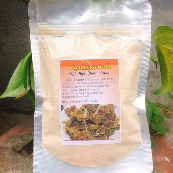 Bột muối rang gà