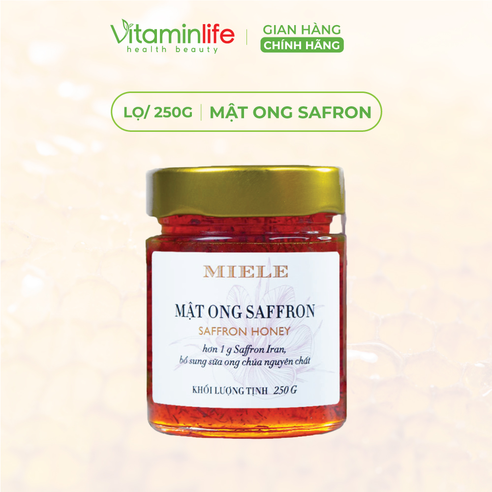 Mật Ong Saffron Miele 250g - 400g - Hàng Chính Hãng VitaminLife